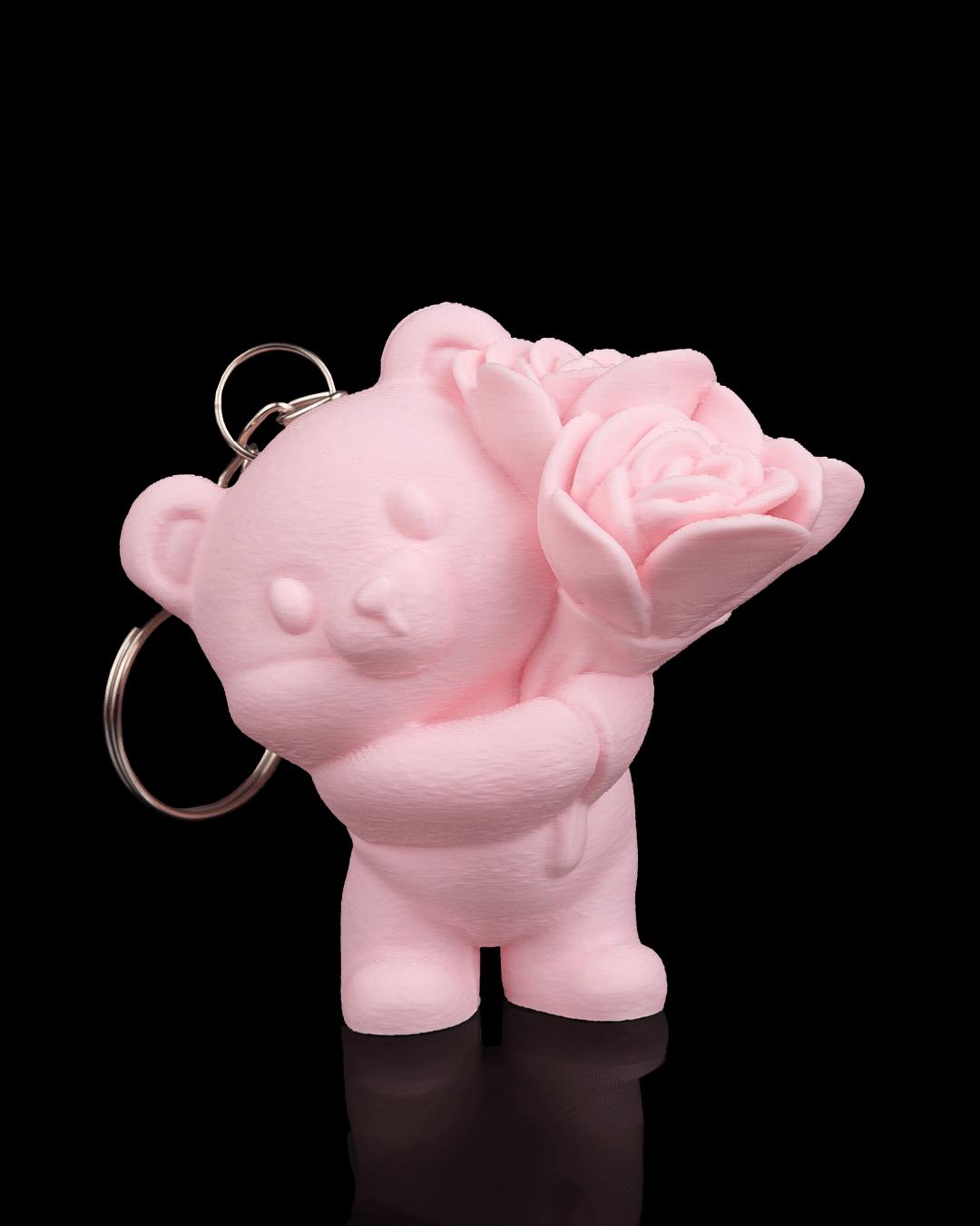 3D Printed Heart Blossom Love Bear