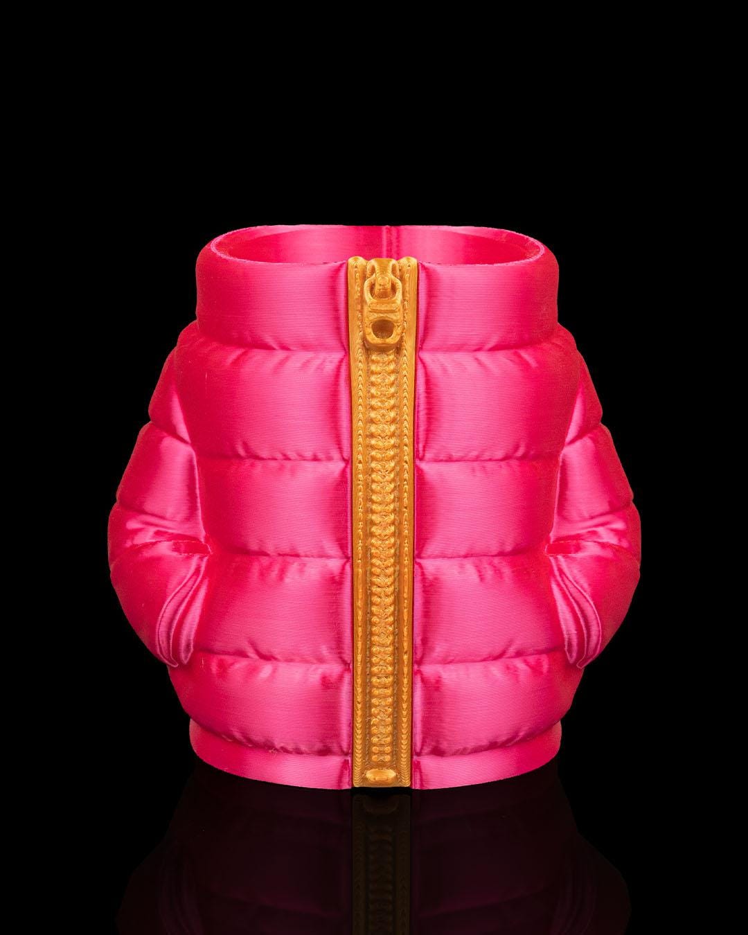 Puffer Jacket Can Holder – 3D Printed Puffer Jacket t Can Sleeve, Cozy Drink Holder, Funny Gift for Him & Her