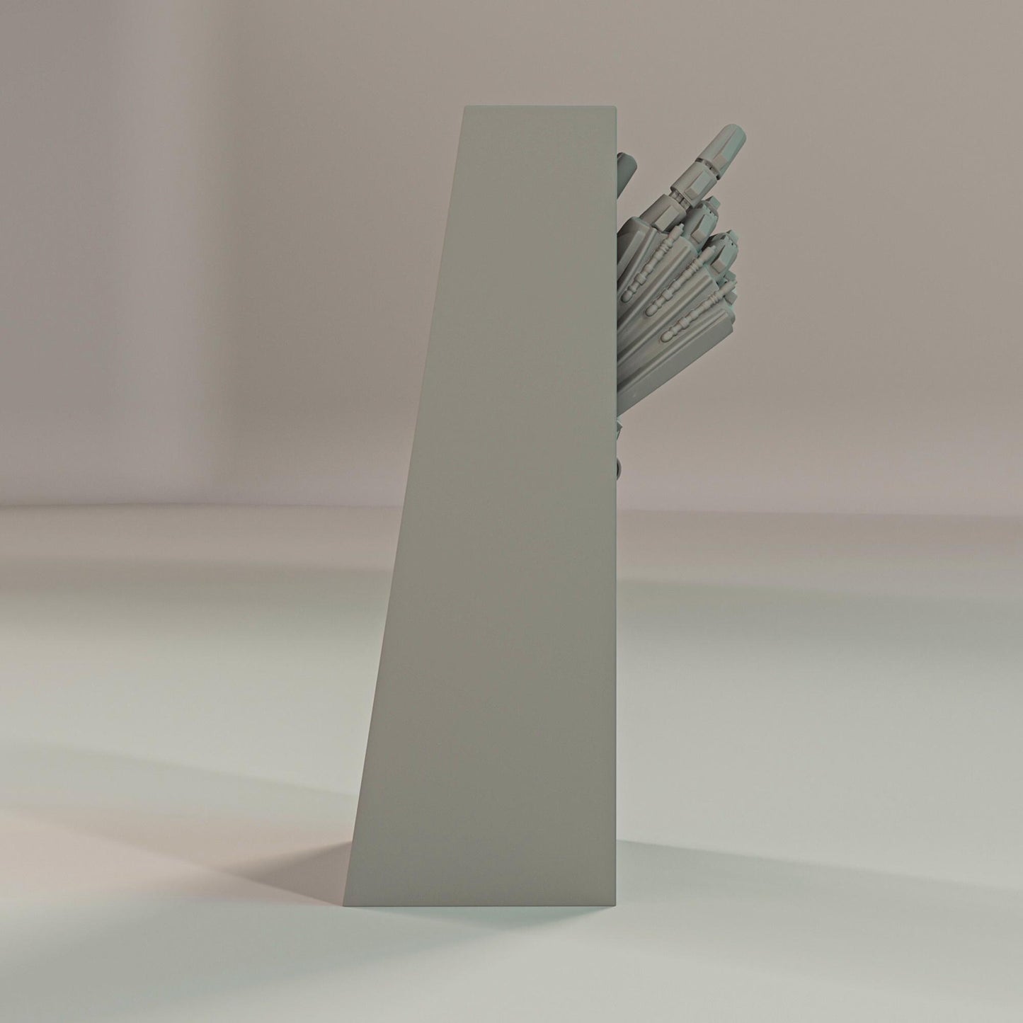 Retro Sci-Fi Droid Book Nook | Space Fantasy Bookshelf Insert 3D Printed