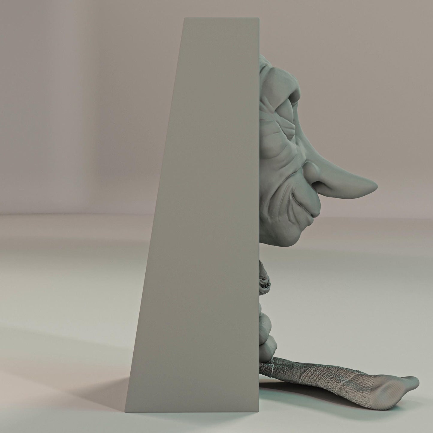 Fantasy House Elf Book Nook | Magical Bookshelf Insert 3D Printed