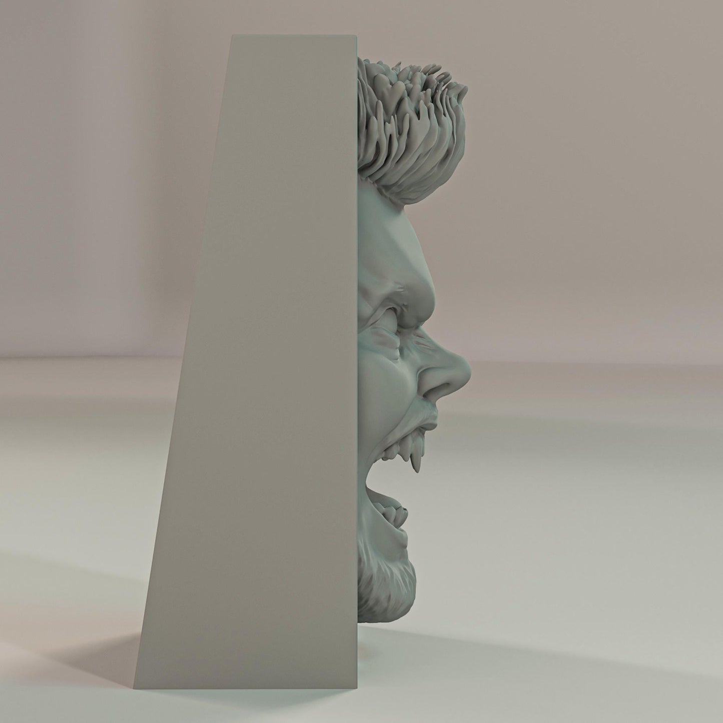 Synthetic Android Book Nook | Sci-Fi Horror Bookshelf Insert 3D Printed