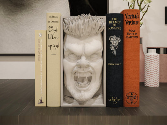 Synthetic Android Book Nook | Sci-Fi Horror Bookshelf Insert 3D Printed