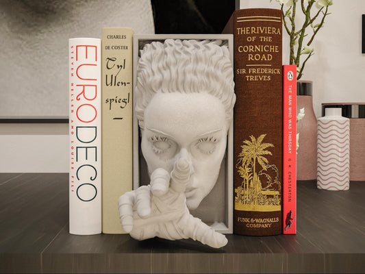 Gothic Monster Bride Book Nook | Classic Horror Bookshelf Insert 3D Printed