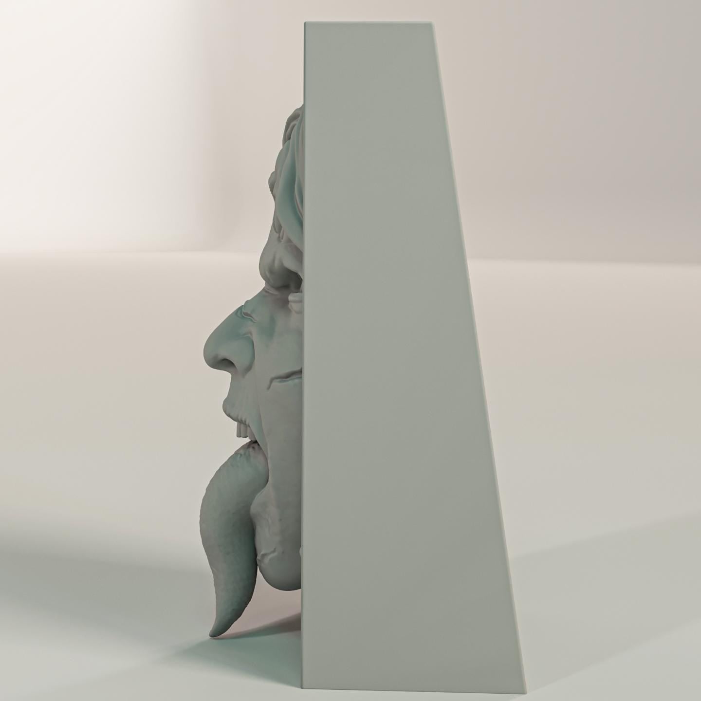 Possessed Girl Book Nook | Supernatural Horror Bookshelf Insert3D Printed