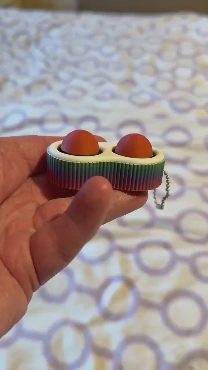 Adorable 3D Printed Circular Clicker - Perfect Handheld Size! Adhd