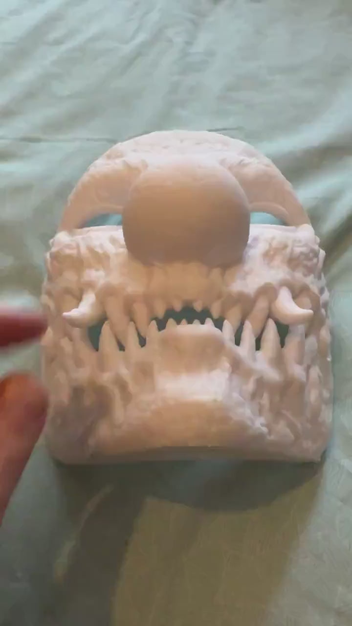 Clown mask, Horror Mask with Sharp Teeth - Unique Art mask