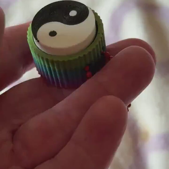 Adorable 3D Printed Yin Yang Clickers  - Perfect Handheld Size! Adhd