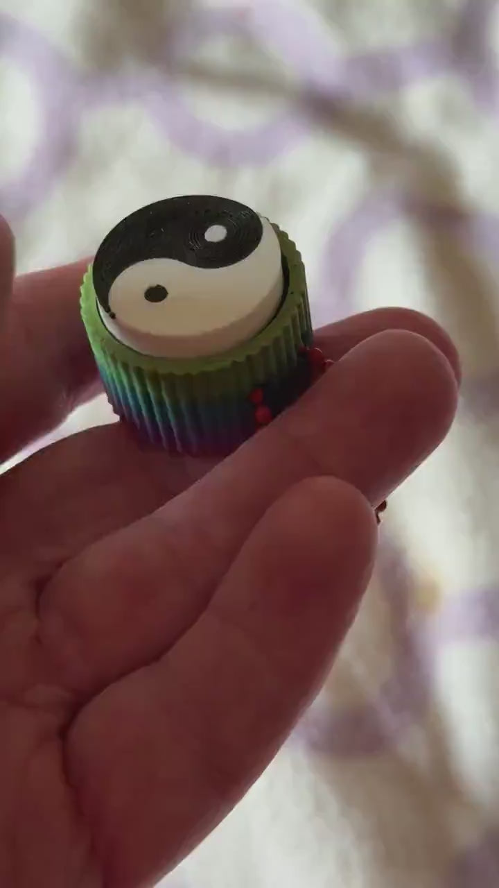 Adorable 3D Printed Yin Yang Clickers  - Perfect Handheld Size! Adhd