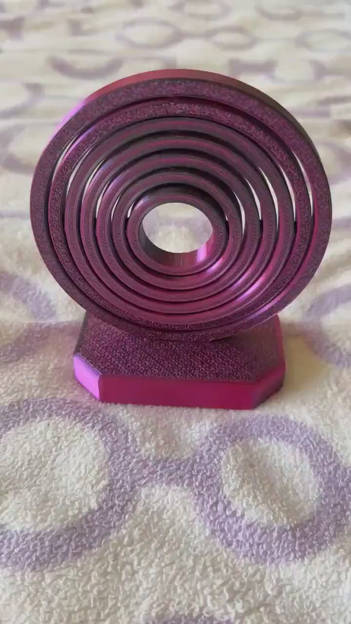 Desktop mini gyro | 3D Printed Kinetic Motion Display