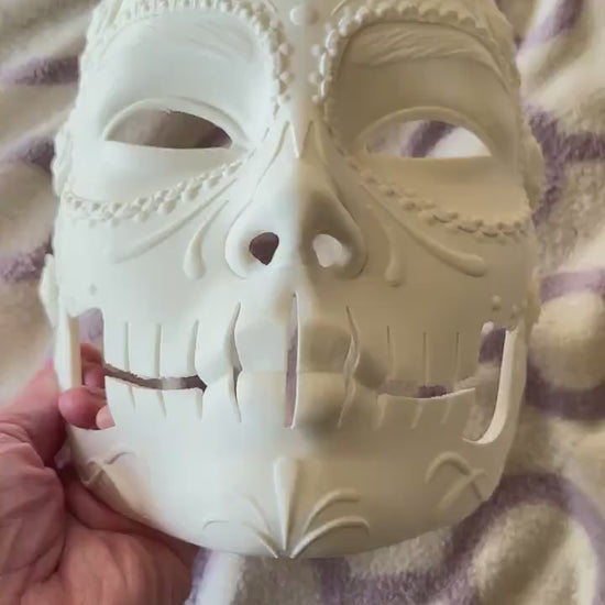 Sant Catrina mask, Santa Catrina Mask  - Unique Japanese Art, japanese mask