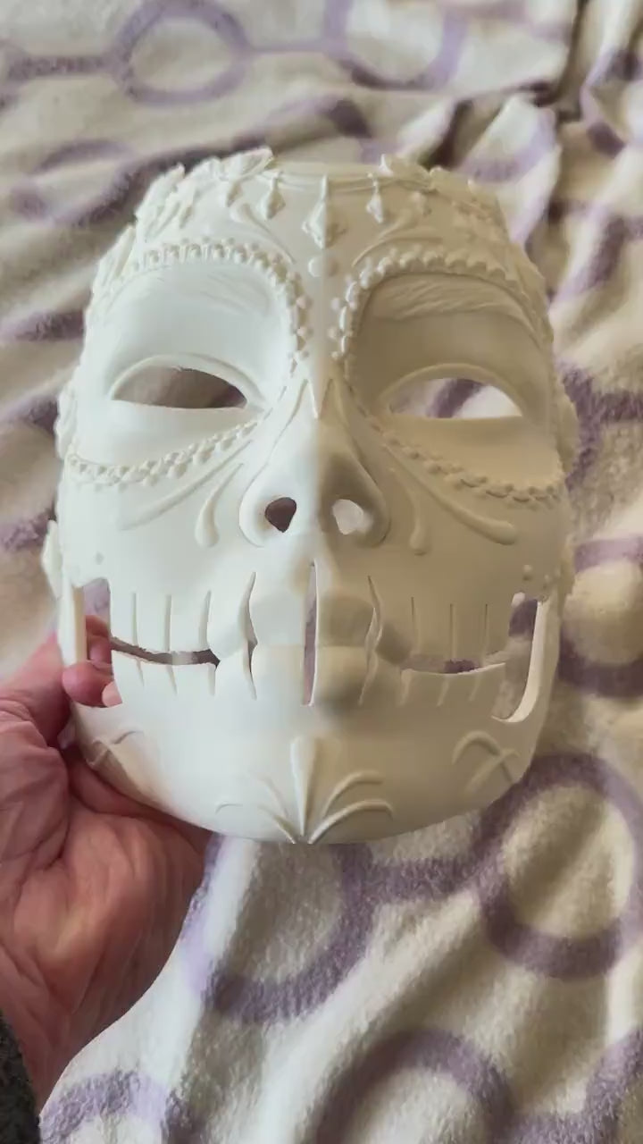 Sant Catrina mask, Santa Catrina Mask  - Unique Japanese Art, japanese mask