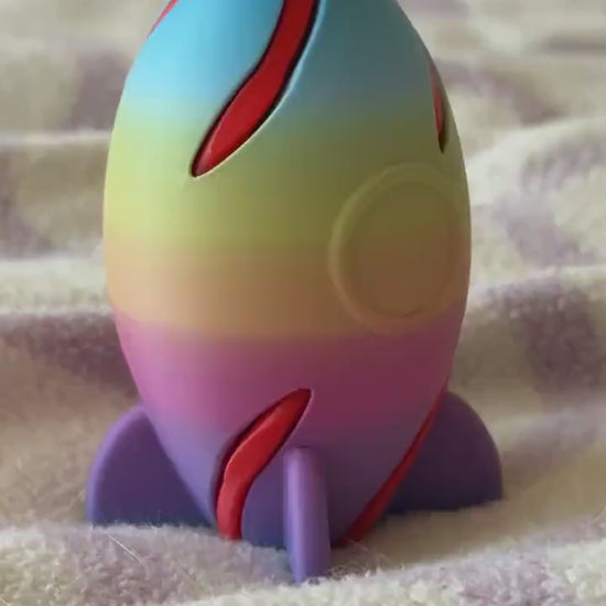 Adorable 3D Printed Rocket Pass through - Perfect Handheld Size! ADHD