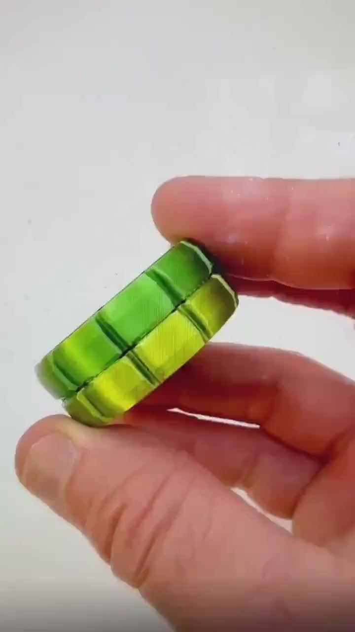 OG Flipster - Reptilian | Hypnotic Flip Tricks Fidget -Dual Sided Quiet Side / Loud Side Magnetic Slider - Haptic Coin