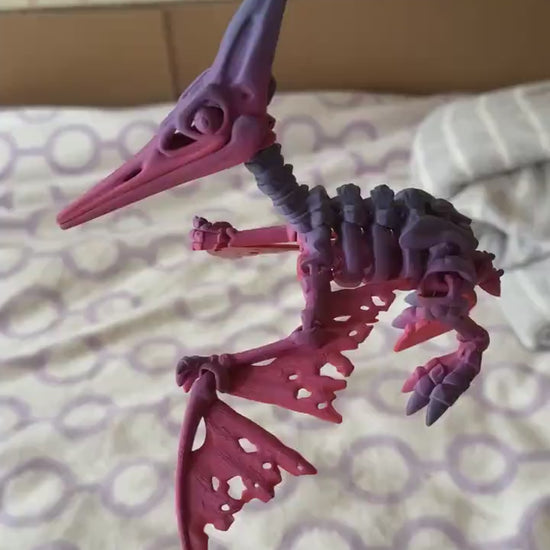 3D Printed Skeleton Pteranodon – Prehistoric Fossil Replica