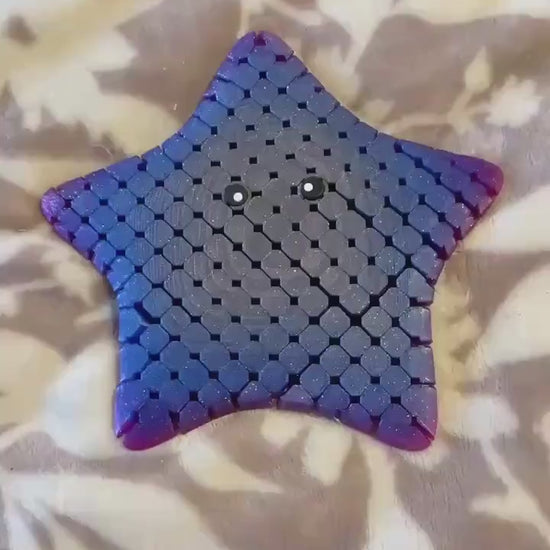 3d print  Starfish Hyper Flexible Fidget Toy Great Christmas Gift