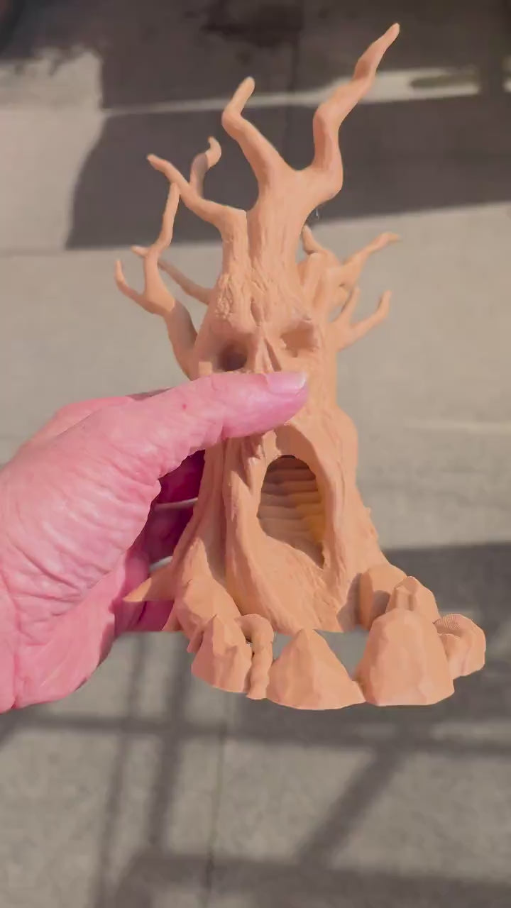Haunted Hallow Tree Dice Tower | 3D Printed | DnD, Pathfinder, TTRPG Accessories