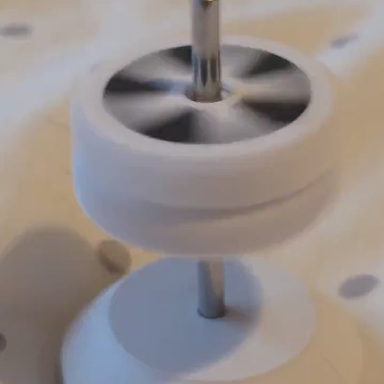 Handmade Magnetic Levitating Revolver design fidget Toy, Spin, Flip Gadget.