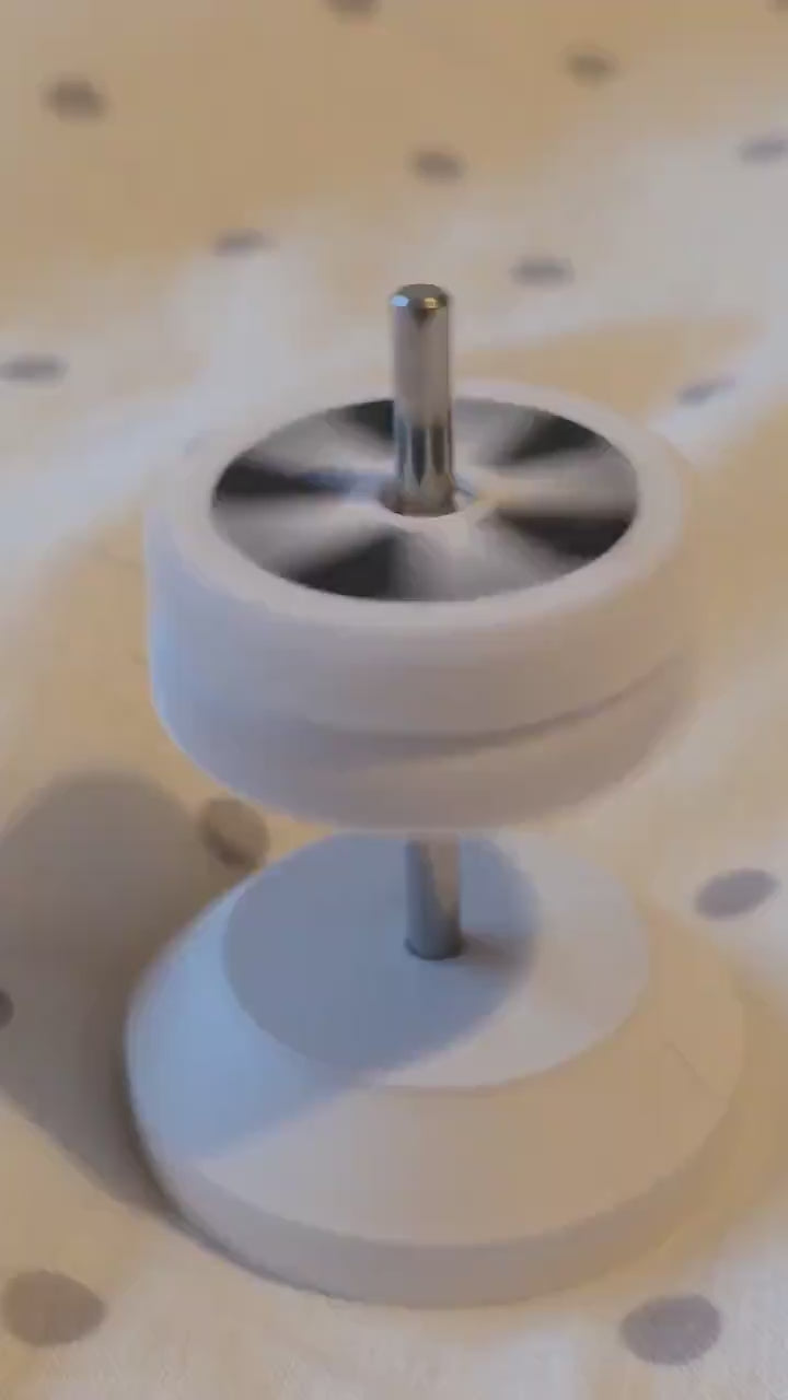 Handmade Magnetic Levitating Revolver design fidget Toy, Spin, Flip Gadget.