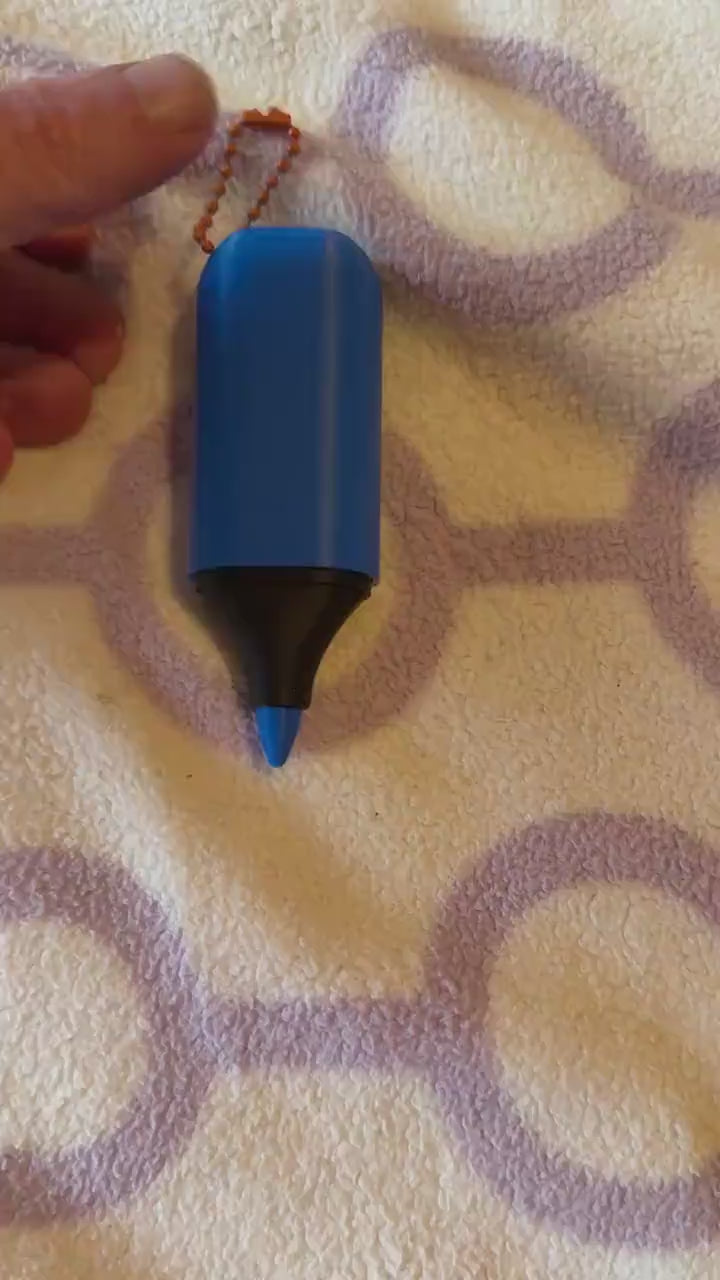 Adorable 3D Printed Markers That Click - Perfect Handheld Size! Adhd