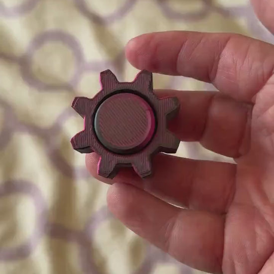 3D Printed Fidget Clicker Spinner – Custom Colors | Stress Relief Toy | ADHD Fidget | Desk Toy |